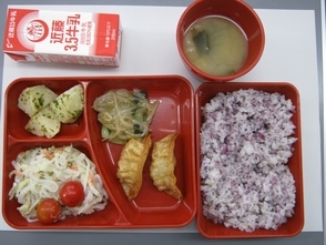 写真：10月4日の給食