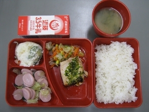 写真：10月5日の給食