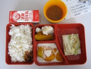 写真：10月27日の給食