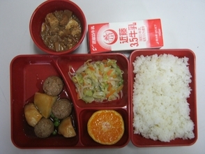 写真：11月1日の給食