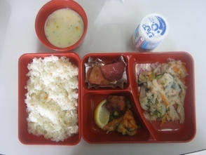 写真：12月22日の給食